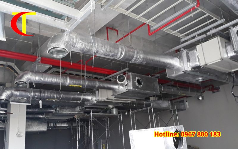 thi công đường ống khí nén cho nhà máy 