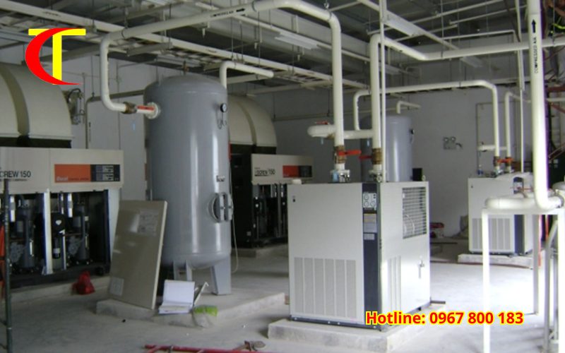 thi công phòng đặt máy nén khí đạt chuẩn 