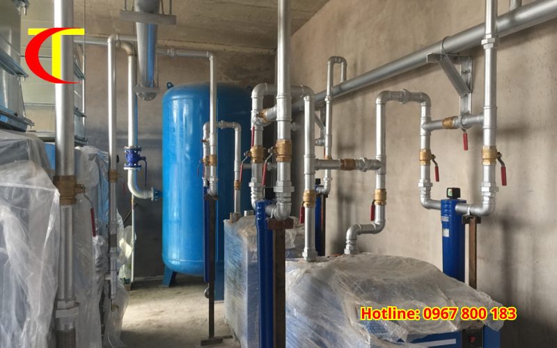 thi công phòng đặt máy nén khí đạt chuẩn 