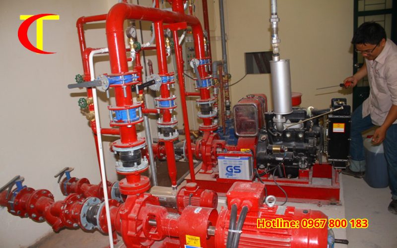 thiết kế buồng bơm chữa cháy tự động 