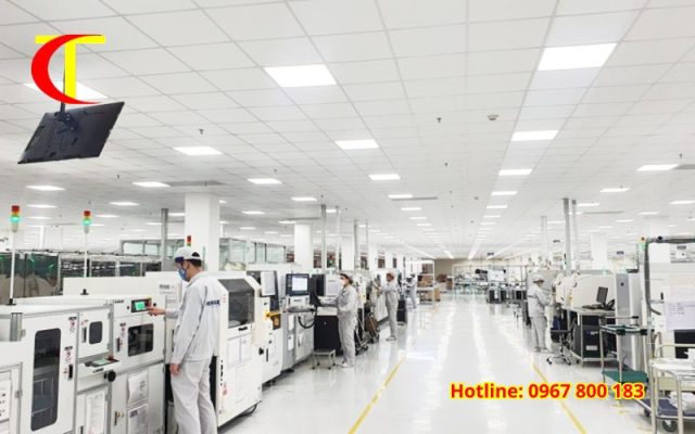 thiết kế chiếu sáng HCL cho ca đêm nhà máy