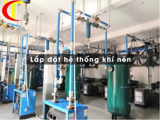 thi công hệ thống ống khí nén tại Hưng Yên
