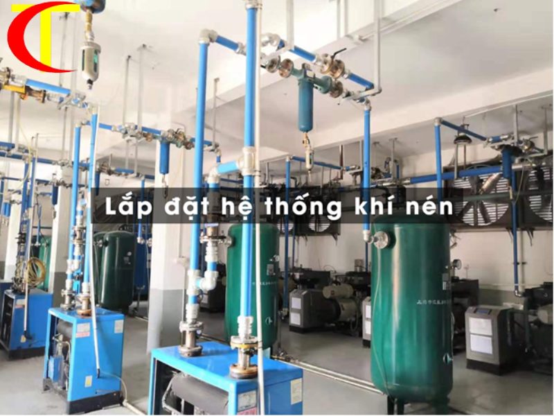 thi công hệ thống ống khí nén tại Hưng Yên
