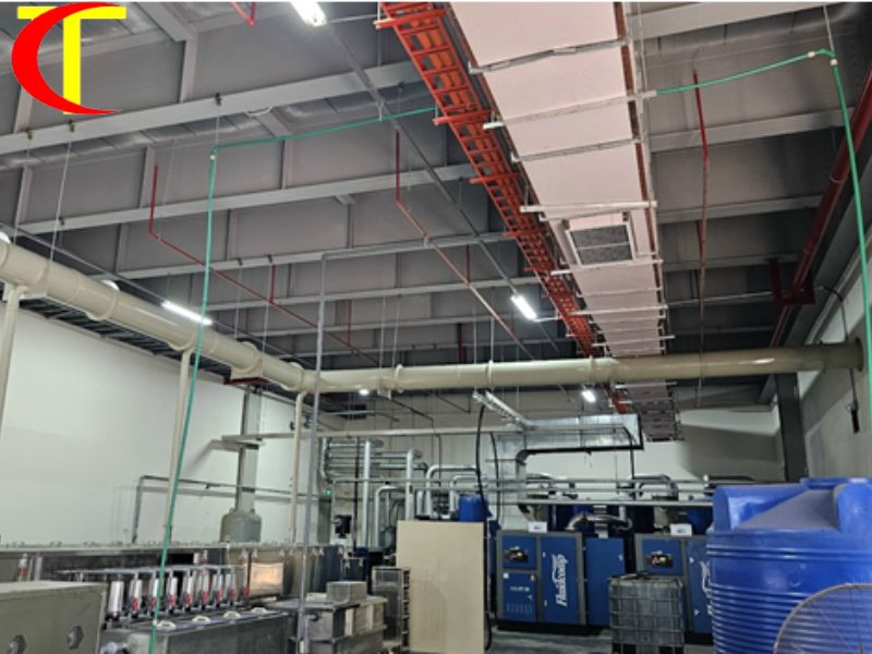 thi công hệ thống ống khí nén tại Hưng Yên