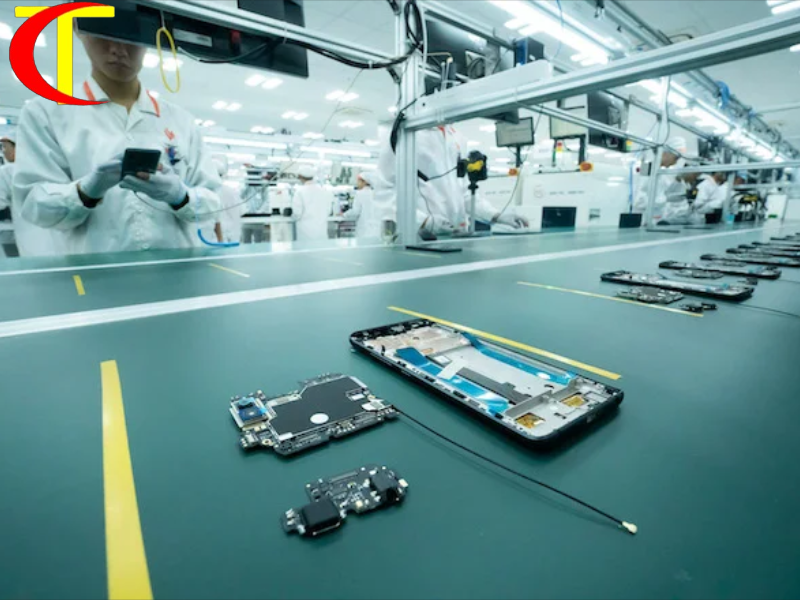 thi công phòng sạch trong sản xuất linh kiện điện tử