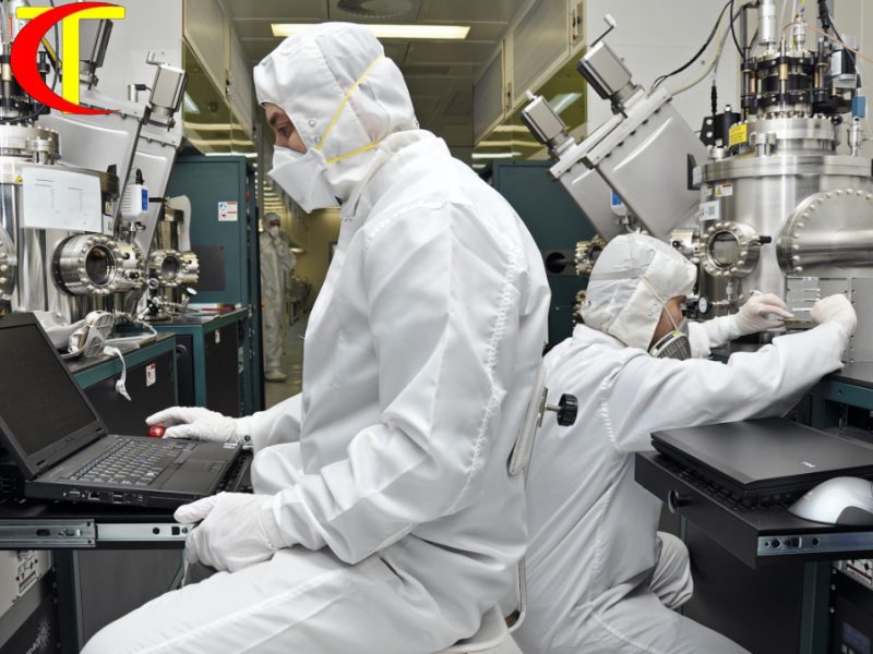 thi công phòng sạch trong sản xuất linh kiện điện tử