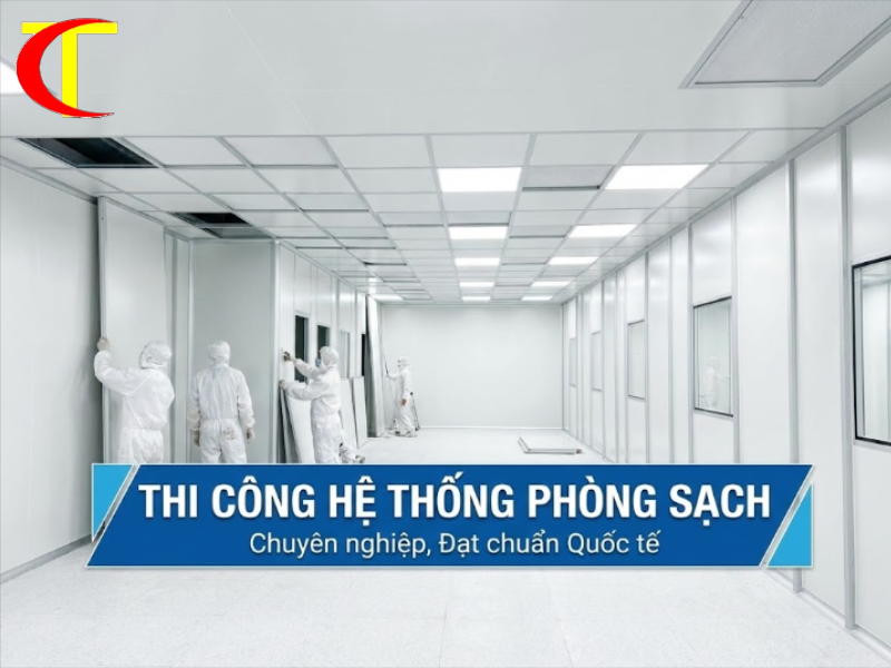 Thi công hệ thống phòng sạch cho doanh nghiệp chuẩn GMP, ISO thi công hệ thống phòng sạch
