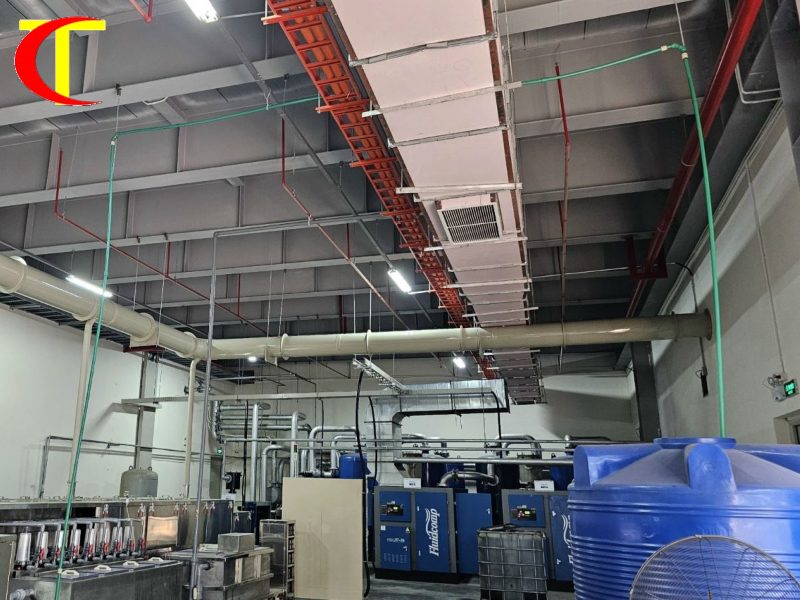 thiết kế hệ thống khí nén nhà xưởng