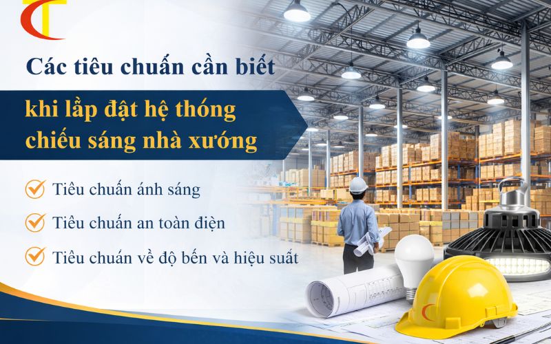 Cách lắp đặt hệ thống chiếu sáng nhà xưởng từ A-Z cho người mới cách lắp đặt hệ thống chiếu sáng nhà xưởng