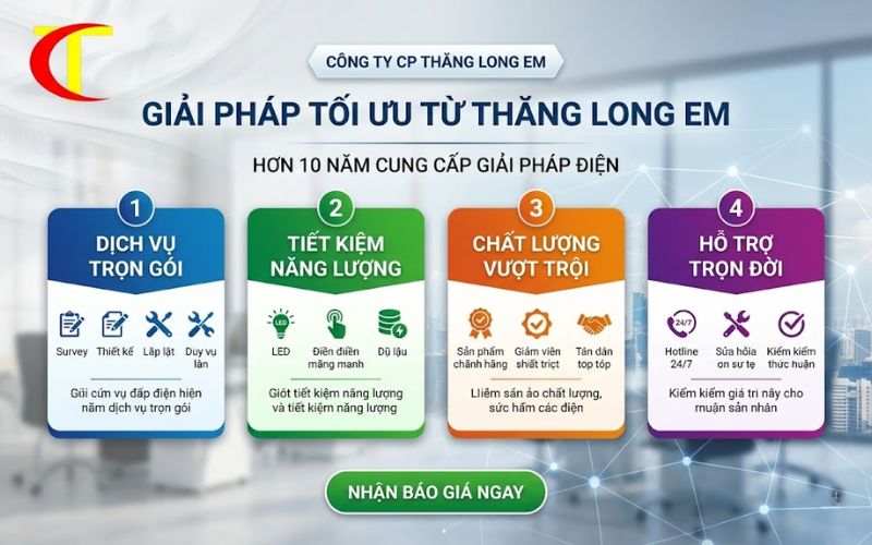 hệ thống chiếu sáng tiết kiệm điện