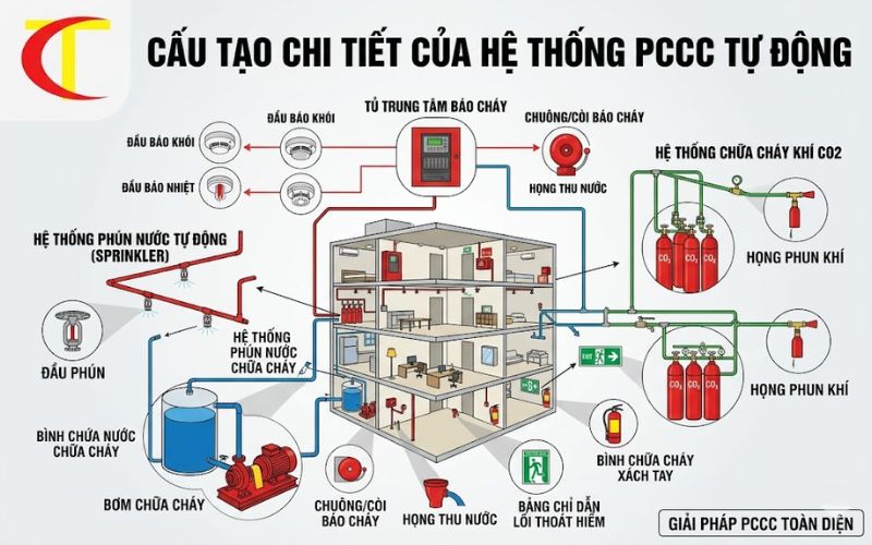 Dịch vụ lắp đặt hệ thống PCCC tự động chuyên nghiệp, thi công trọn gói lắp đặt hệ thống PCCC tự động