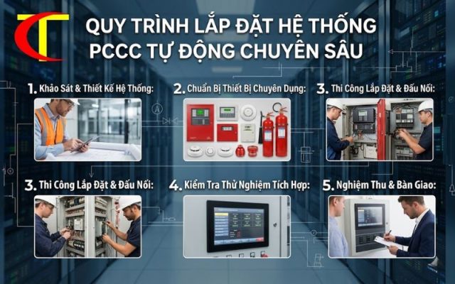 Dịch vụ lắp đặt hệ thống PCCC tự động chuyên nghiệp, thi công trọn gói lắp đặt hệ thống PCCC tự động