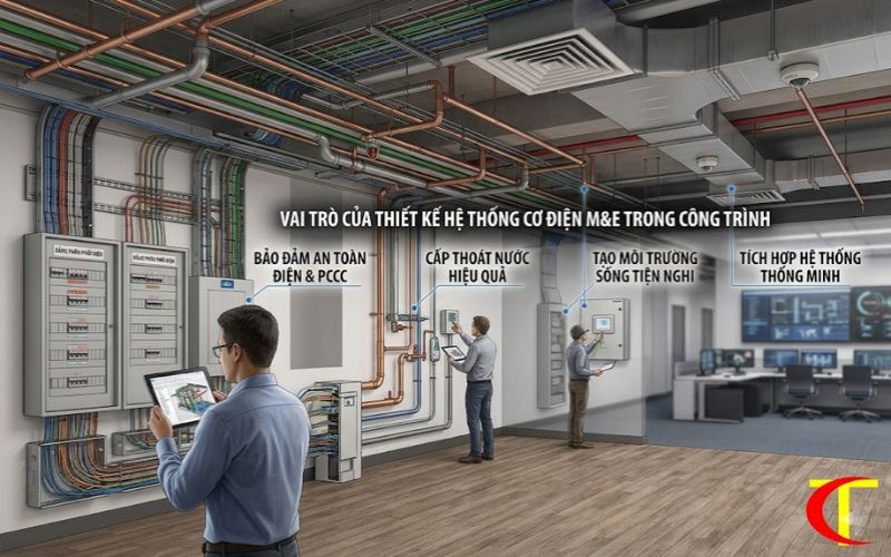 thiết kế hệ thống cơ điện M&E