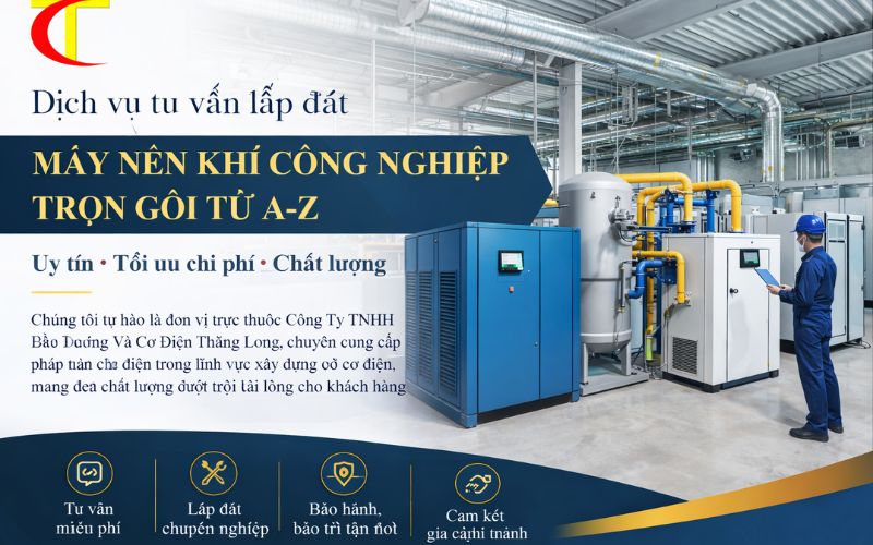 tư vấn lắp đặt máy nén khí công nghiệp