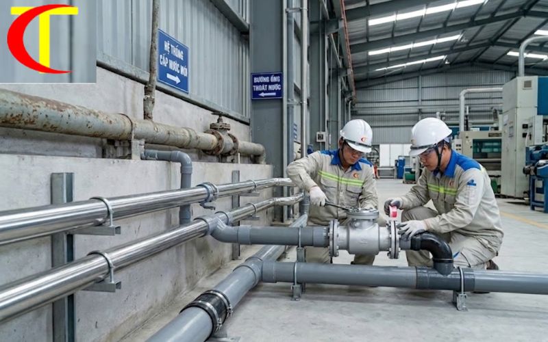 Cải Tạo Cấp Thoát Nước Nhà Xưởng Hạn Chế Tắc Nghẽn Và Rò Rỉ cải tạo cấp thoát nước nhà xưởng