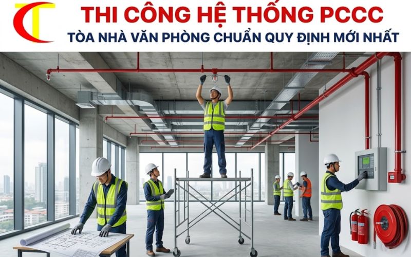 thi công hệ thống pccc tòa nhà văn phòng