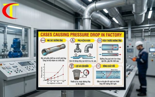 Tối Ưu Áp Suất Khí Nén Công Nghiệp Giúp Giảm Tiền Điện Cho Nhà Máy tối ưu áp suất khí nén công nghiệp