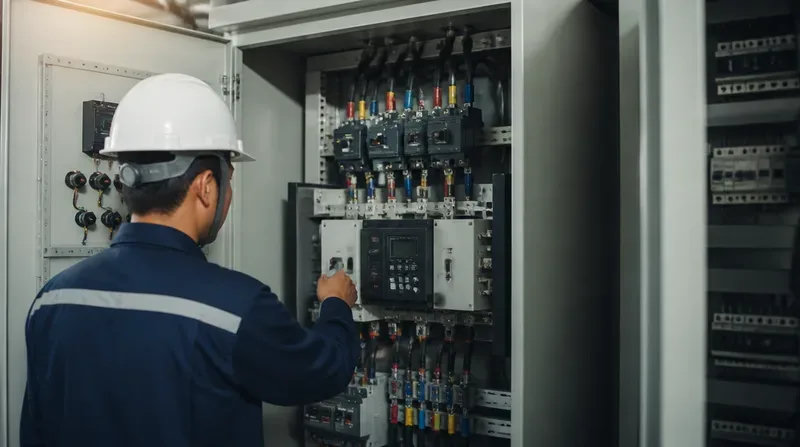 ATS tủ điện: Cấu tạo, nguyên lý và cách chọn công suất đúng Nguyên lý hoạt động tủ ATS khi mất điện và có điện trở lại