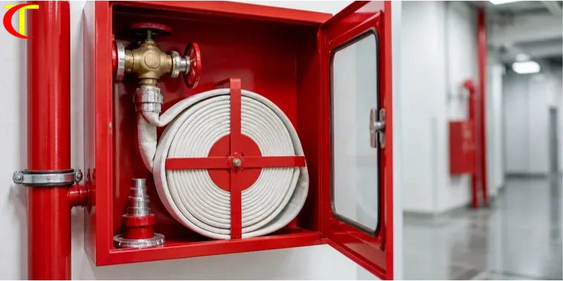 họng nước chữa cháy vách tường