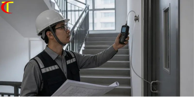 Hút khói tăng áp cầu thang: Nguyên lý, thiết kế và thi công hút khói tăng áp cầu thang