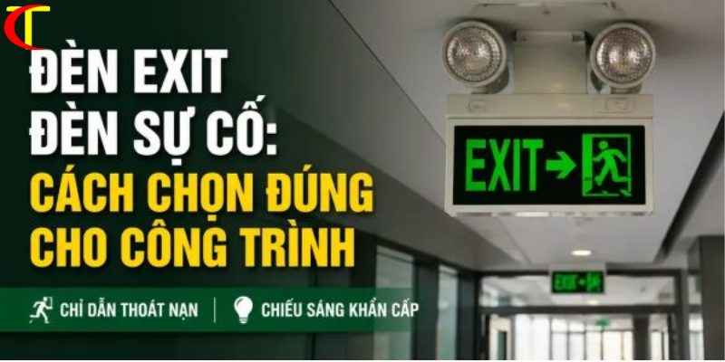đèn exit đèn sự cố