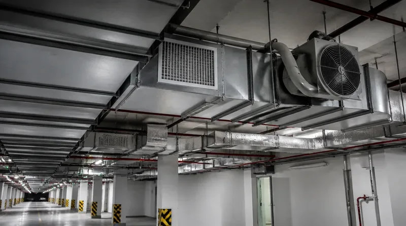 Giải pháp thông gió tầng hầm: thiết kế, thi công hiệu quả Hệ thống thông gió tầng hầm gồm những bộ phận nào?