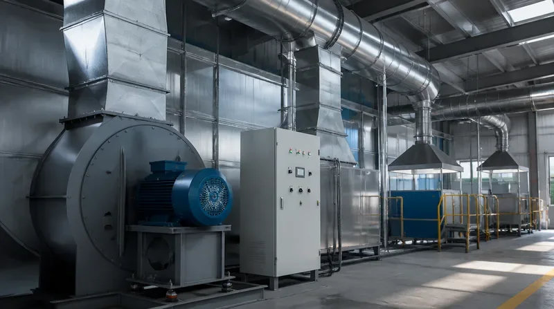 Thiết bị trong hệ thống hút mùi công nghiệp