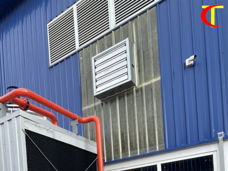 Quả cầu thông gió turbine có thực sự hiệu quả cho nhà xưởng không? Cửa louver cấp gió bù trên vách tôn, điều kiện để quả cầu thông gió turbine hút hiệu quả